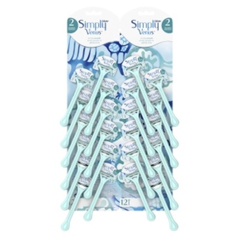 Gillette Venus 2 Women's Razor with 2 Blades - Pack of 24