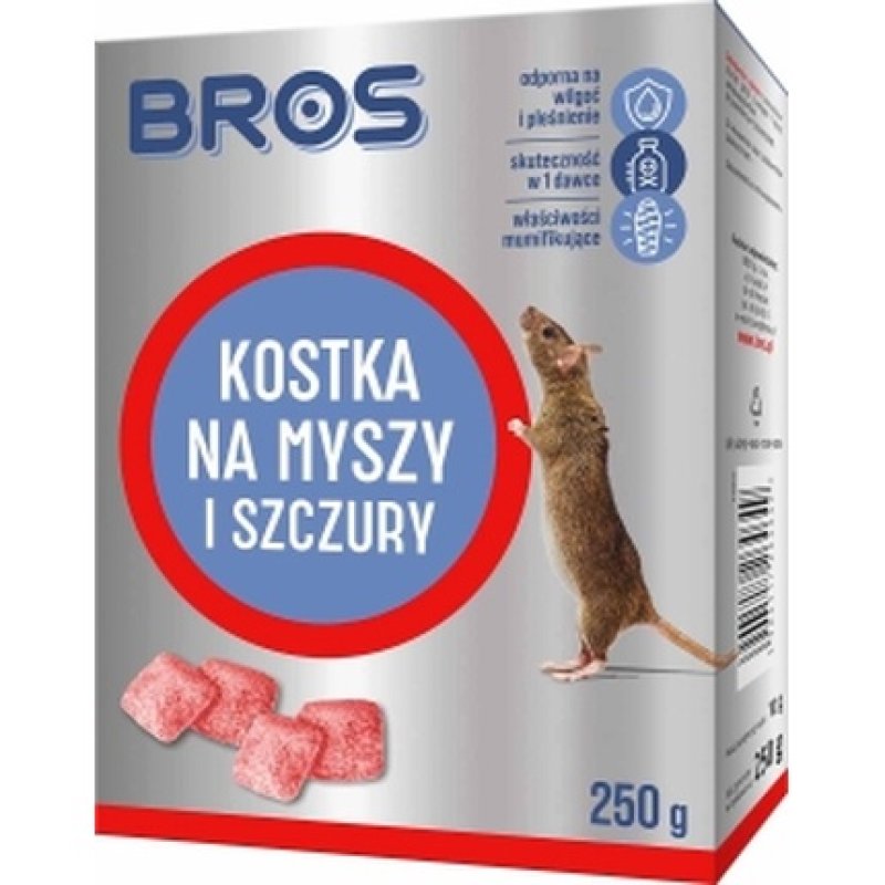BROS Mouse and Rat Bait Blocks 250g