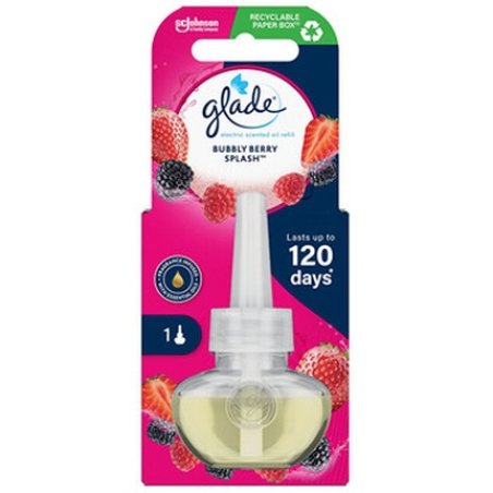 Glade Bubble Berry Splash Refill for Electric Air Freshener