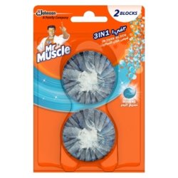 Mr. Muscle Toilet In-Tank Block Marine 25g - Pack of 2