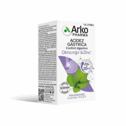 Arkopharma Gastric Acidity Digestive Comfort with Slippery Elm and Zinc 40 Capsules