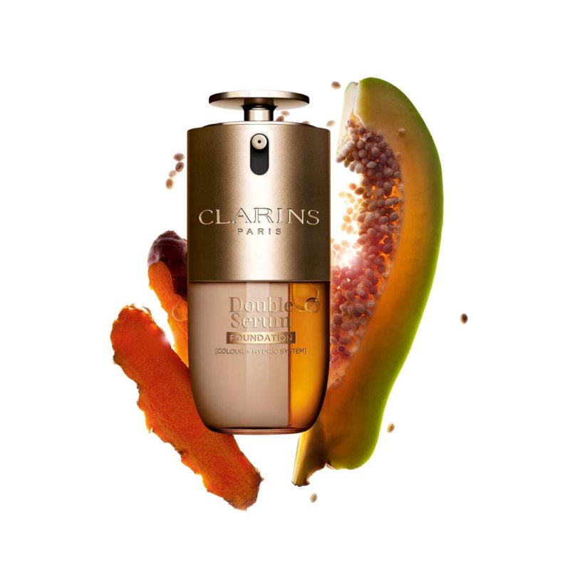 Clarins DOUBLE SERUM FOUNDATION 30 ml Flacon pompe Liquide L4N