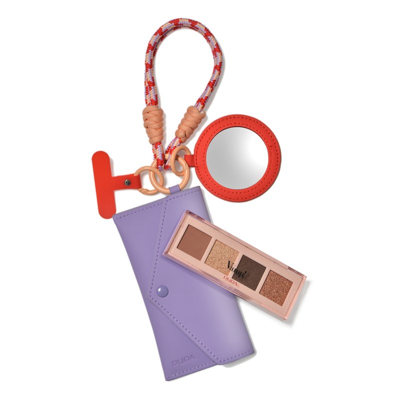 PUPA Milano 070079A001 makeup/manicure case Red, Violet Elastane, Glass, Metal, Polyester, Polyurethane (PU)