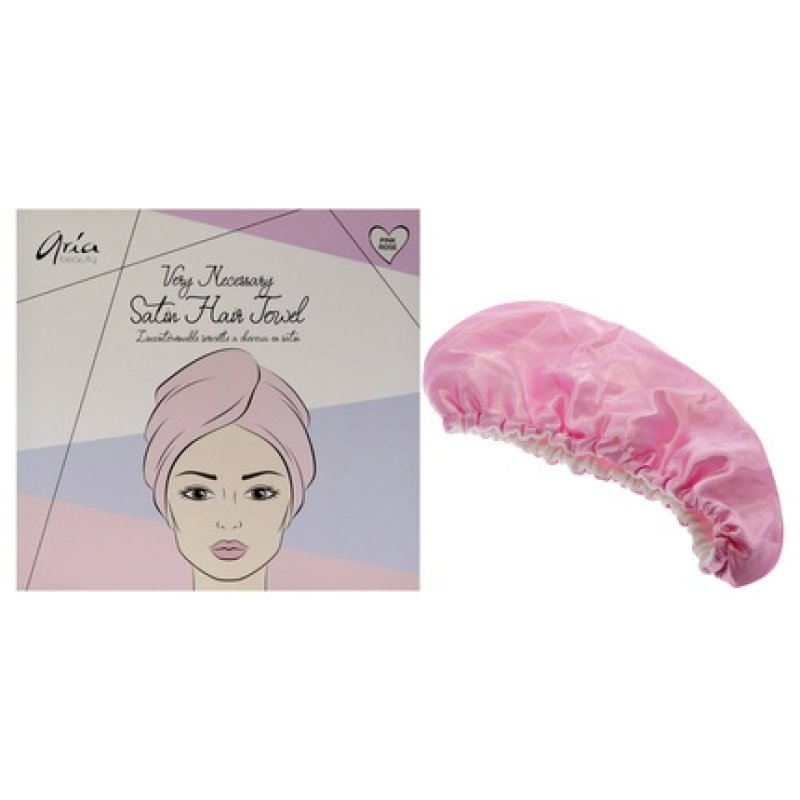 Aria Beauty Very Necessary Satin Hair Towel Pink