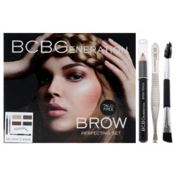 BCBGeneration Brow Perfecting Set - Highlighter Powder, Brow Powders, Brow Wax, Brow Pencil, Tweezer, Spoolie, Eyebrow