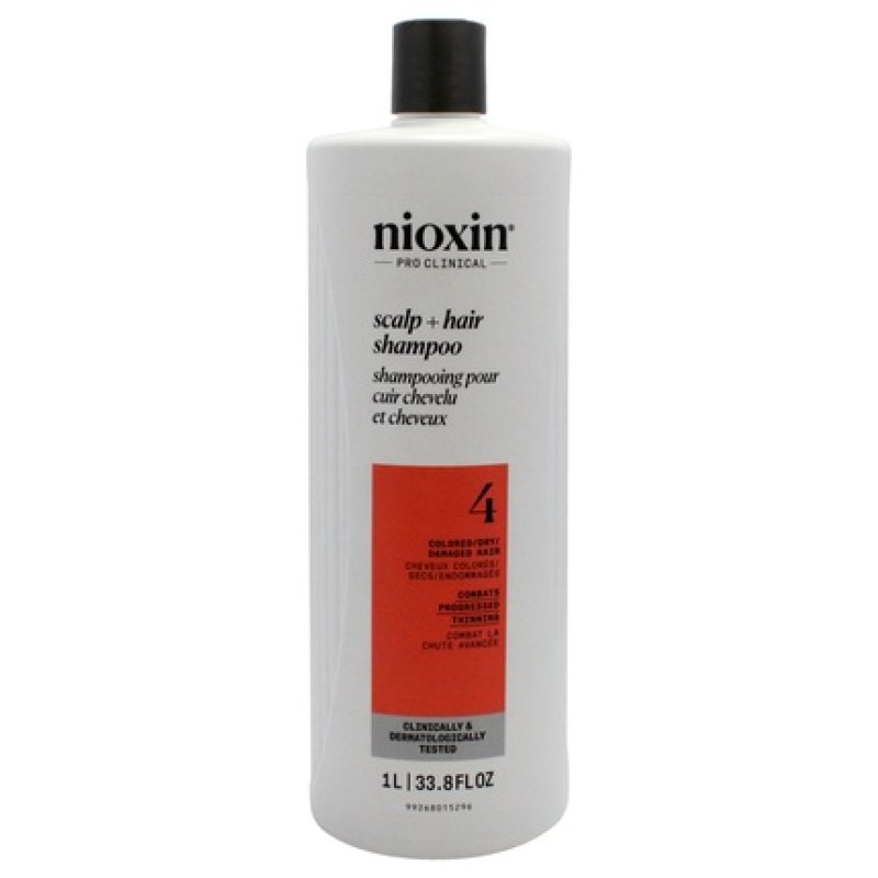 Nioxin System 4 Cleanser Shampoo for Unisex 33.8 oz