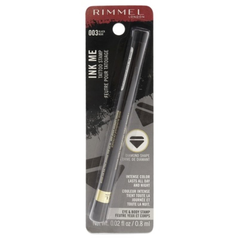 Rimmel London Ink Me Tattoo Stamp Eyeliner 003 Black Diamond Shape 0.02 oz