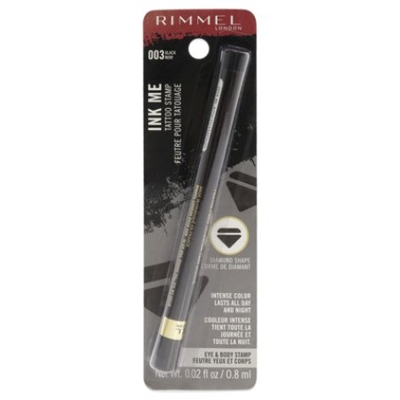 Rimmel London Ink Me Tattoo Stamp Eyeliner 003 Black Diamond Shape 0.02 oz