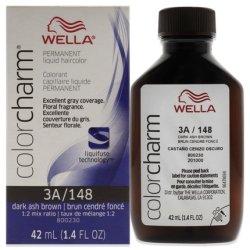 Wella Color Charm Permanent Liquid Hair Color 148 Dark Ash Brown 1.42 oz