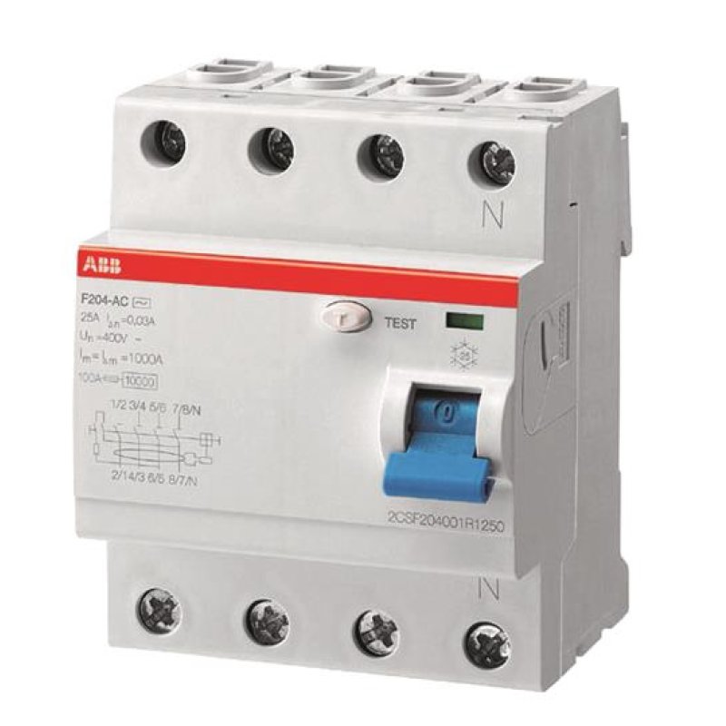 ABB 2CSF204101R3400 coupe-circuits Disjoncteur différentiel