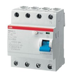 ABB F204 A-63/0,03 coupe-circuits Disjoncteur différentiel Type A 4
