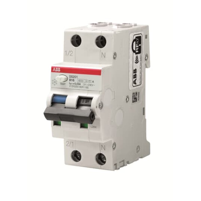 FI/LS-Schalter DS201A-B10/0,03 B 2x10A-0,03A 2CSR255180R1105