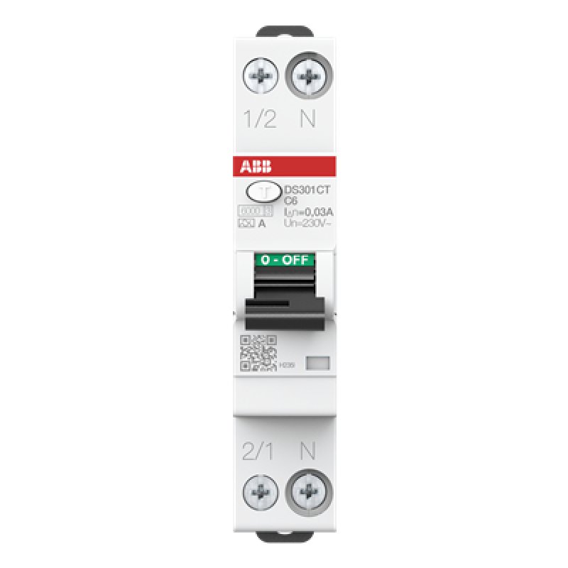 ABB 2CSR255165R1165 coupe-circuits Residual-current device with overcurrent protection (RCBO) Type A 1