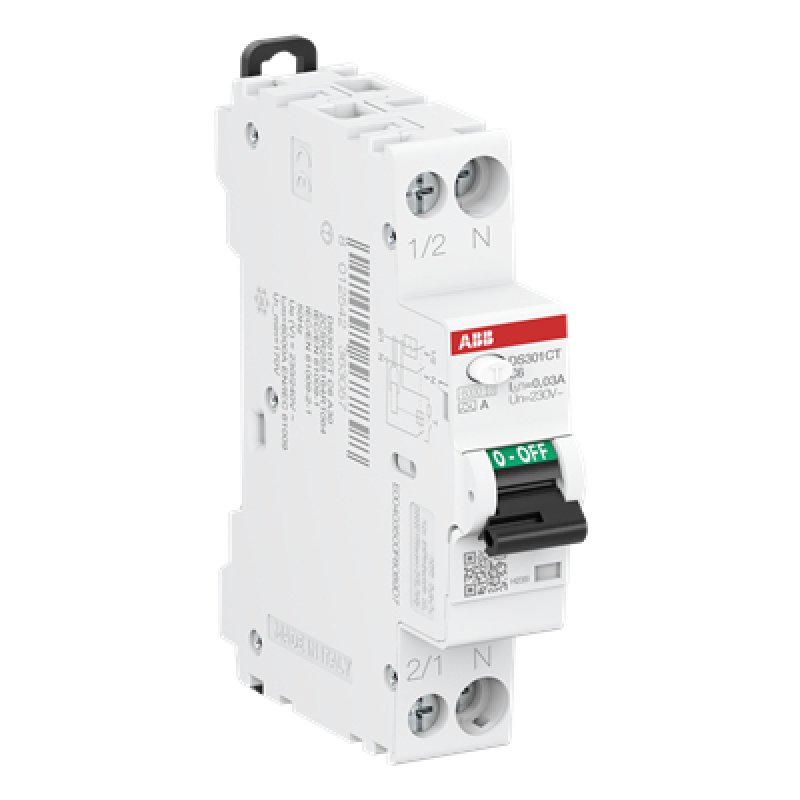 ABB 2CSR255165R1165 circuit breaker Residual-current device with overcurrent protection (RCBO) Type A 1