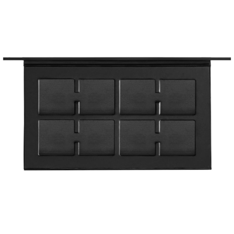 Mulac Cosmetics Macramé Palette étui compact pour maquillage Noir