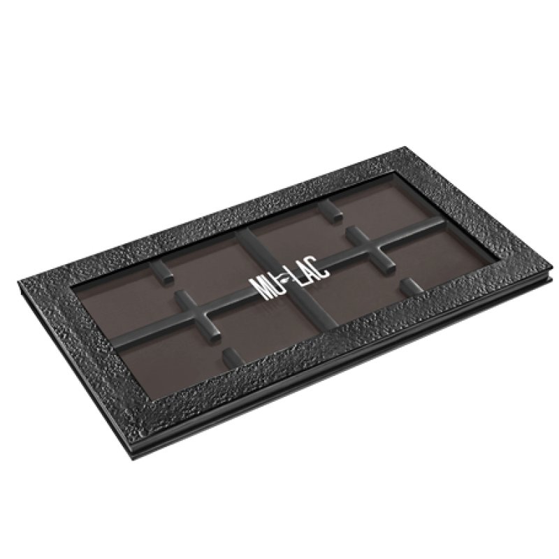 Mulac Cosmetics Macramé Palette makeup compact case Black