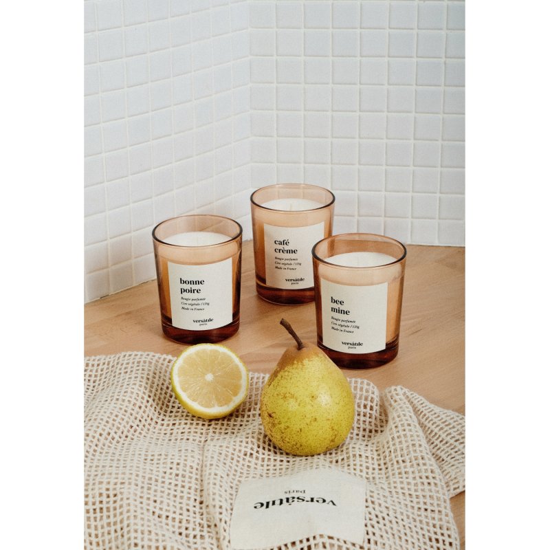 Versatile Paris Bee Mine bougie en cire Cylindre Blanc 1 pièce(s)