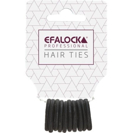 Efalock Mini Hair Ties Black