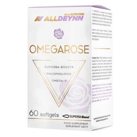 Allnutrition AllDeynn Omegarose Omega-3 Supplement 60 Softgels