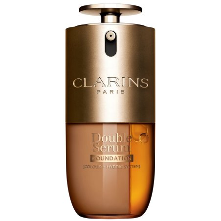 Clarins Double Serum Foundation 30ml Hybrid Serum Foundation Luminous Satin Finish Medium-to-Full Coverage