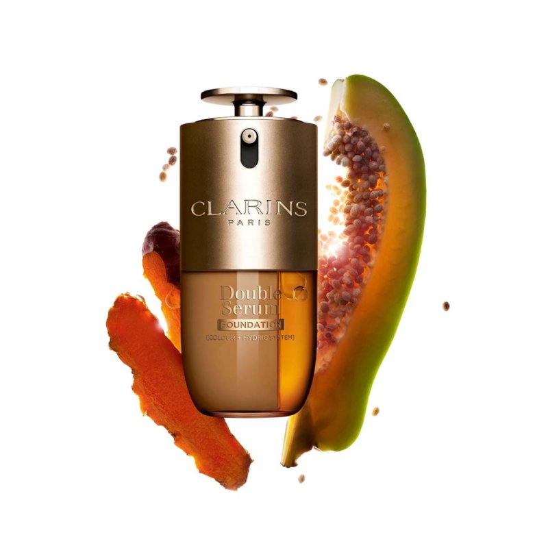 Clarins DOUBLE SERUM FOUNDATION 30 ml Flacon pompe Liquide D2W