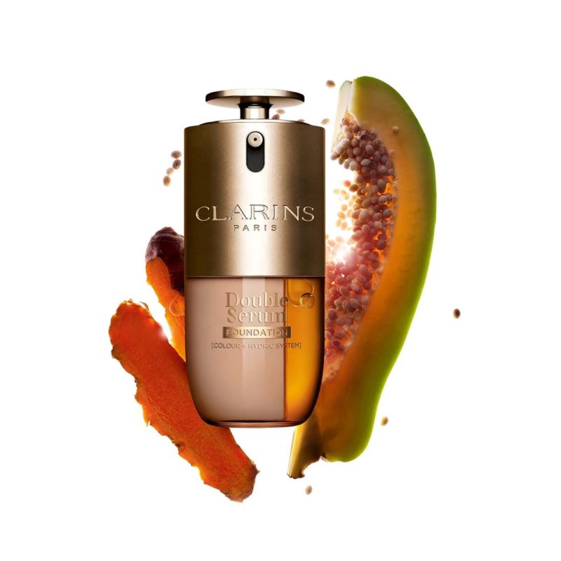 Clarins DOUBLE SERUM FOUNDATION 30 ml Pump bottle liquid L6C