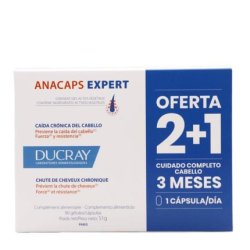 Ducray Anacaps Expert Dietary Supplement 90 Capsules
