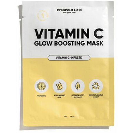 Breakout aid C Glow Boosting Mask with Vitamin C