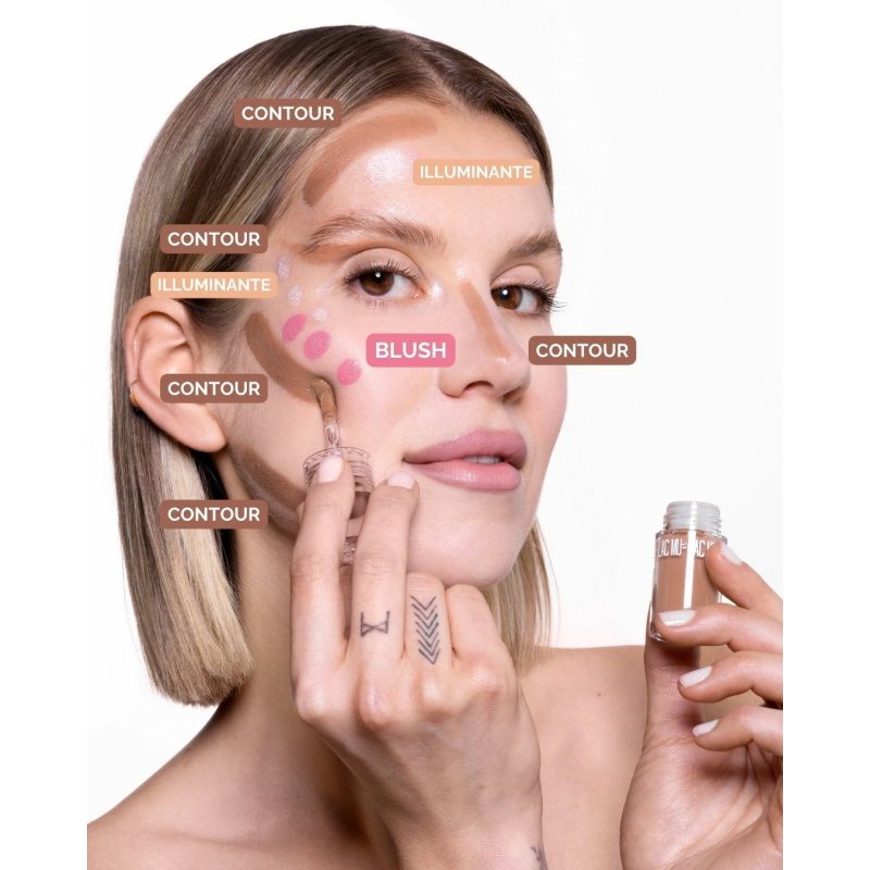 Mulac Cosmetics Interspace 12 - Matt Liquid Contouring All Over Face