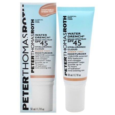 Peter Thomas Roth Water Drench Hyaluronic Cloud Sheer Tint Moisturizer SPF 45 1.7 oz
