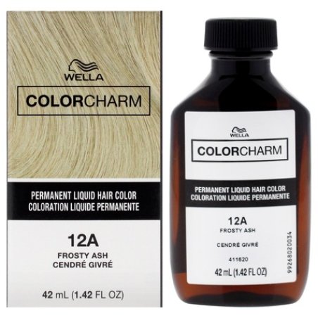 Wella Color Charm Permanent Liquid Hair Color 12A Frosty Ash 1.42 oz