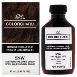 Wella Color Charm Permanent Liquid Hair Color 5NW Light Natural Warm Blonde 1.42 oz