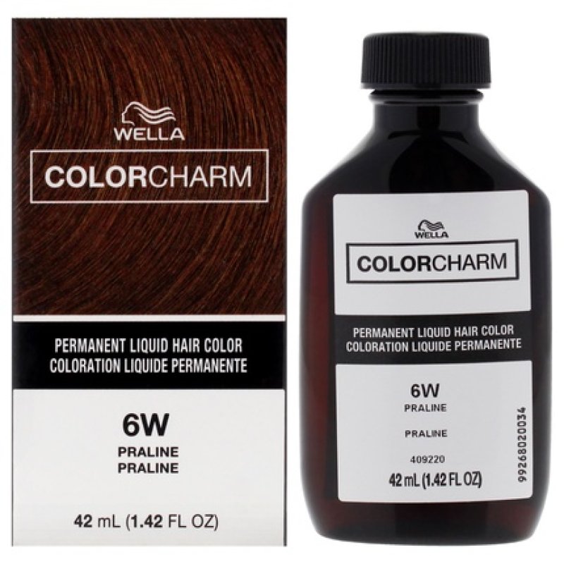 Wella Color Charm Permanent Liquid Hair Color 6W Praline 1.42 oz