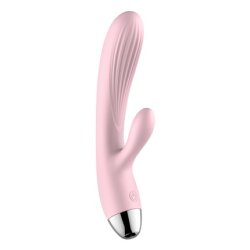 B Series Fox Waterproof Silicone Rabbit Vibrator - Pink