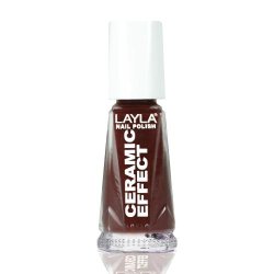 Layla Ceramic Effect Nail Polish Torrid Red 008