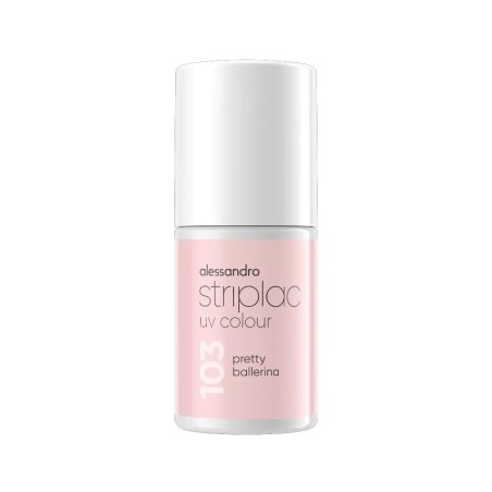 alessandro Striplac UV Colour Pretty Ballerina nail gel coat 6.5 ml Rose