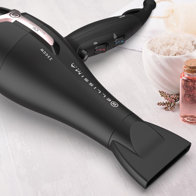 Bellissima K9 2500 sèche-cheveux 2300 W Noir, Rose