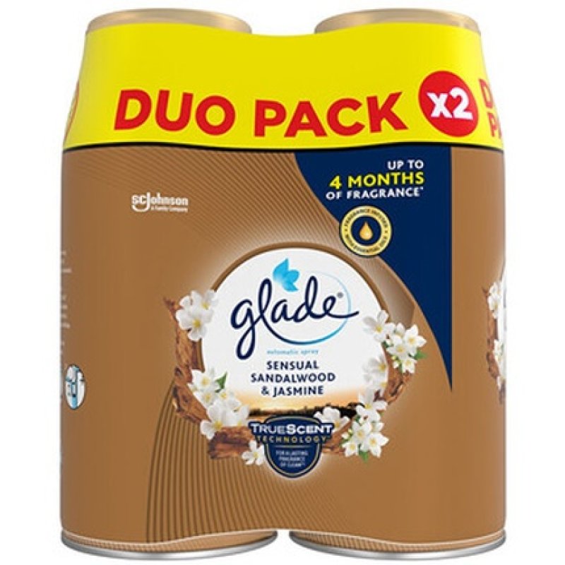 Glade Sensual Sandalwood & Jasmine Refill Duo Air Freshener