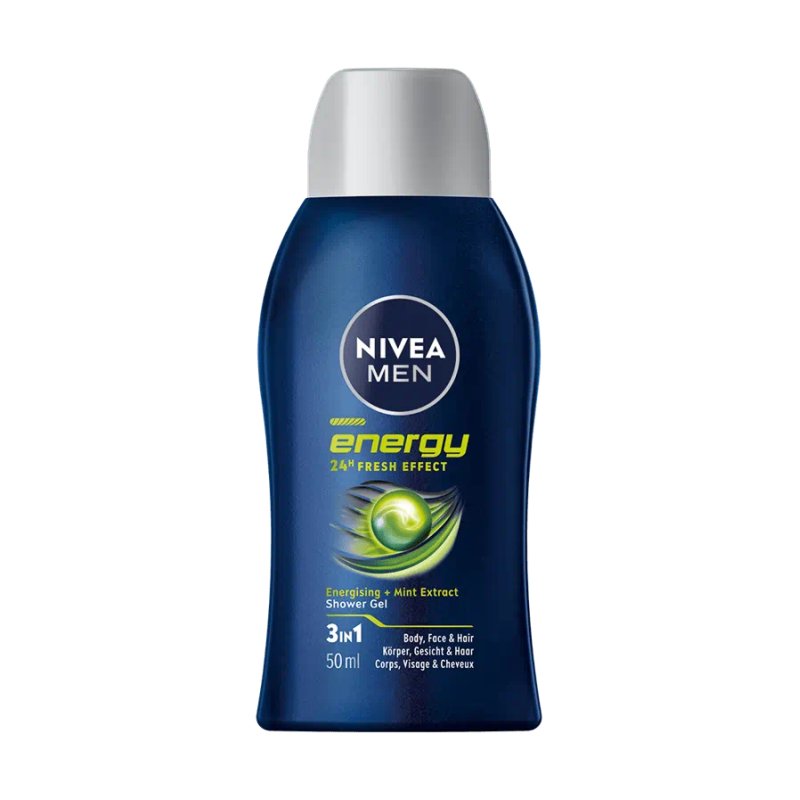 NIVEA MEN Energy 50 ml Shower gel Body & face & hair