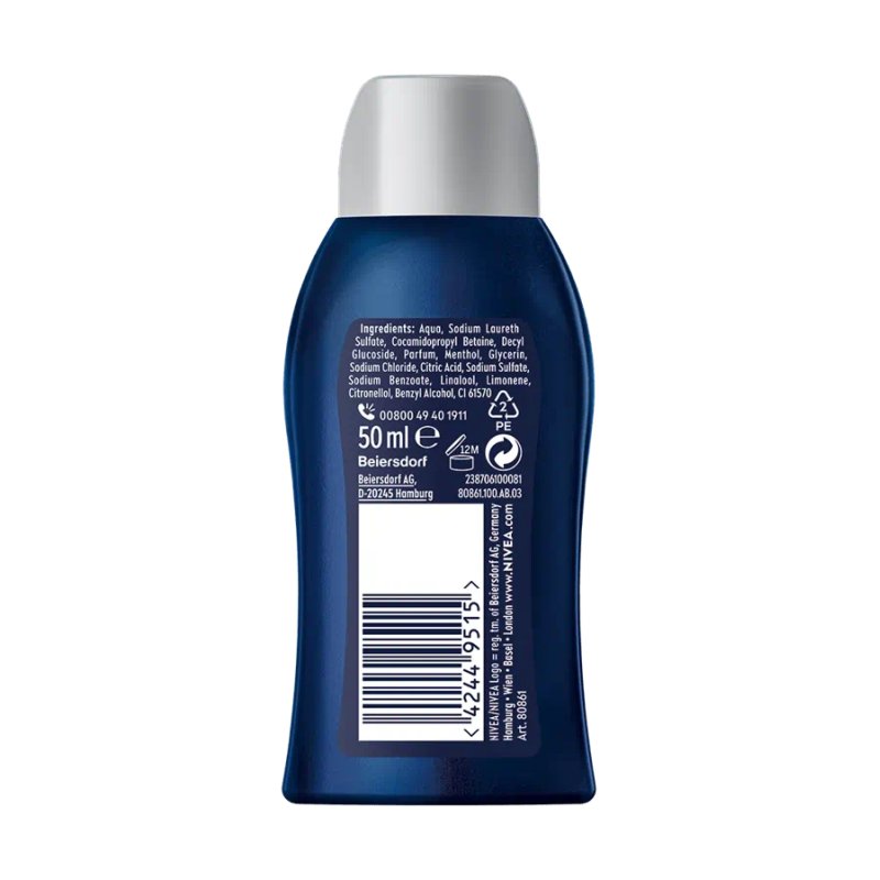 NIVEA MEN Energy 50 ml Shower gel Body & face & hair