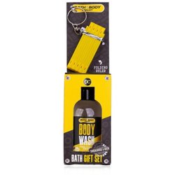 Accentra Men's Bath and Body Toolkit Gift Set with Folding Measuring Tape