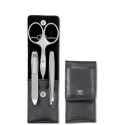 ZWILLING Pocket case, 3 pcs Set Stainless steel Black