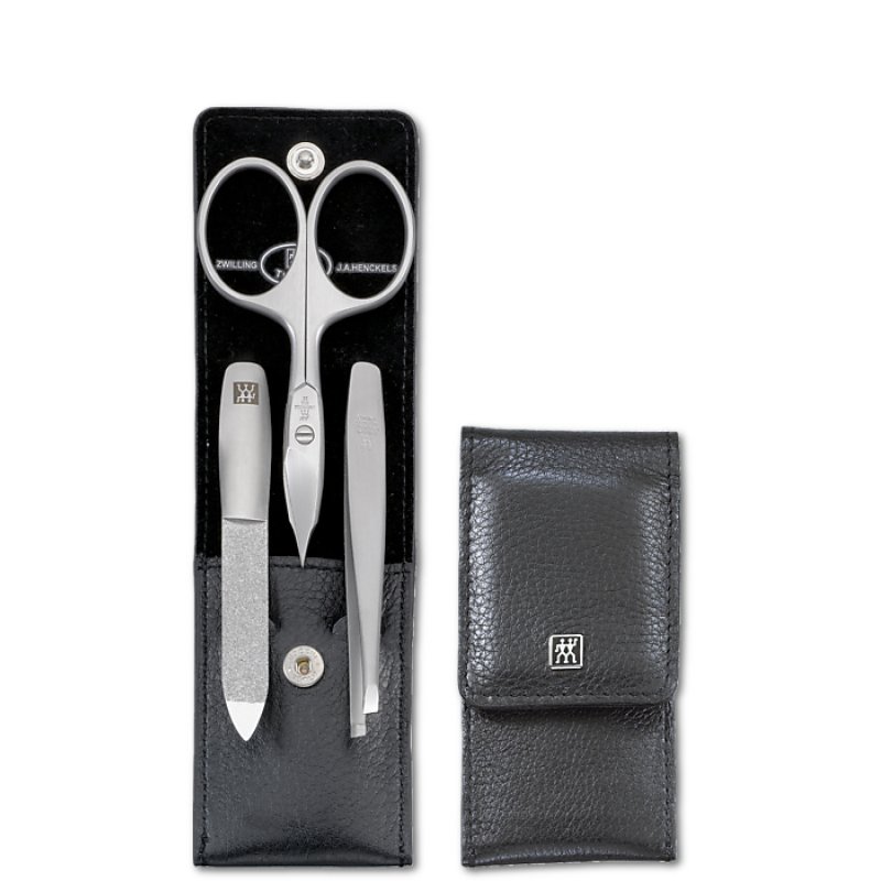 ZWILLING Pocket case, 3 pcs Régler Acier inoxydable Noir