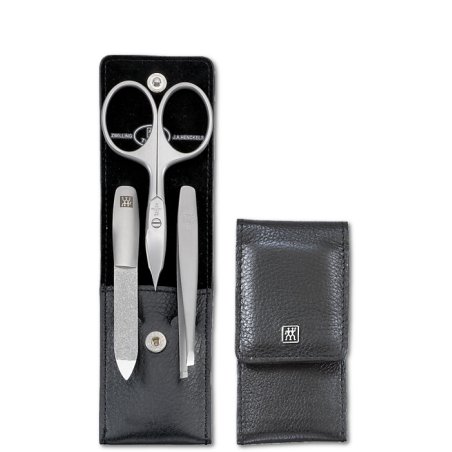 ZWILLING Pocket case, 3 pcs Set Stainless steel Black