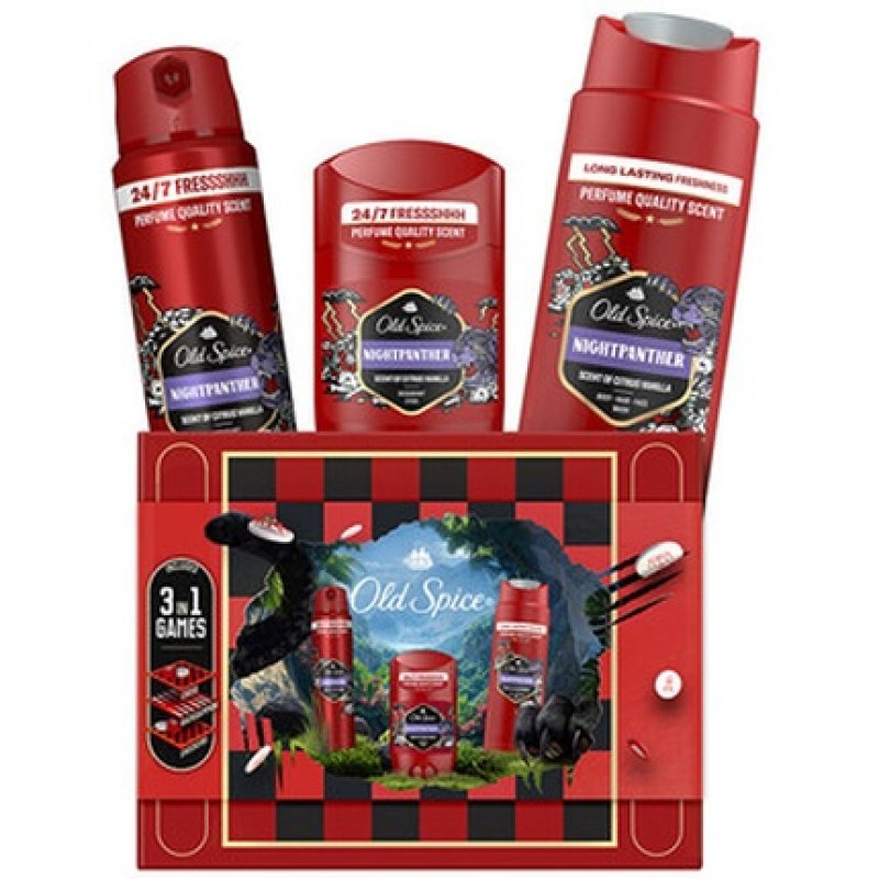 Old Spice Nightpanther Gift Set Body Care Essentials
