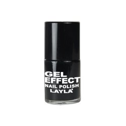 Layla Cosmetics Gel Effect vernis à ongles 10 ml Noir