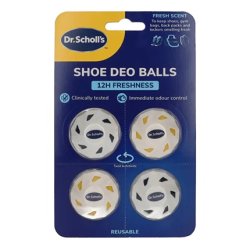 Scholl Shoe Deo Balls 4 Pack
