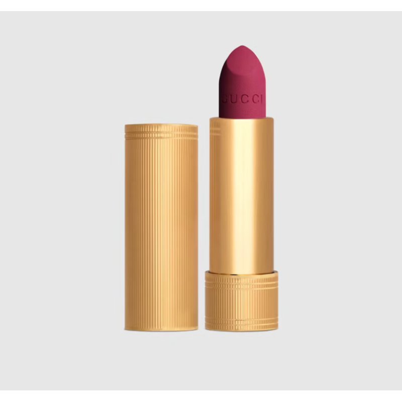 GUCCI Rouge Mat 404 Cassie Magenta Lipstick