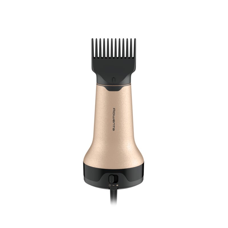 Rowenta Curl Harmony 3-in-1 Hair Dryer with Diffuser and Wide Tooth Comb 700 Watts - Dune Metal and Black