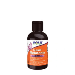 NOW Foods Liquid Melatonin 3mg Sleep Aid Supplement 59ml